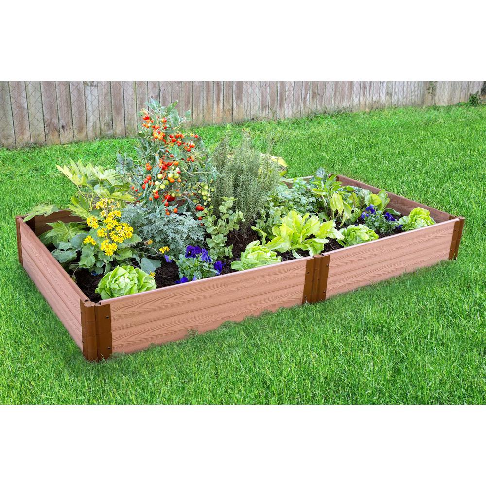 Classic Sienna Raised Garden Bed 4' X 8' X 11” – 1” Profile. Picture 2