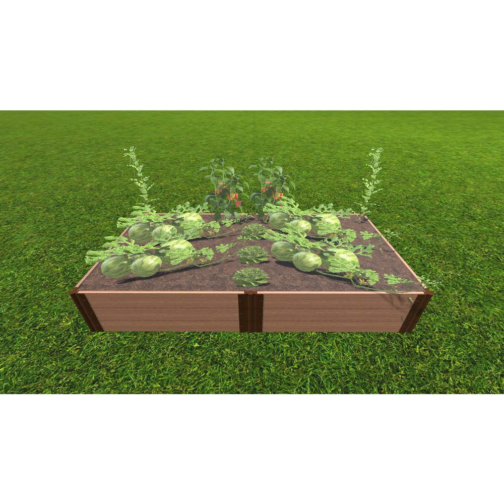 Classic Sienna Raised Garden Bed 4' X 8' X 16.5" 1 Inch Profile. Picture 11