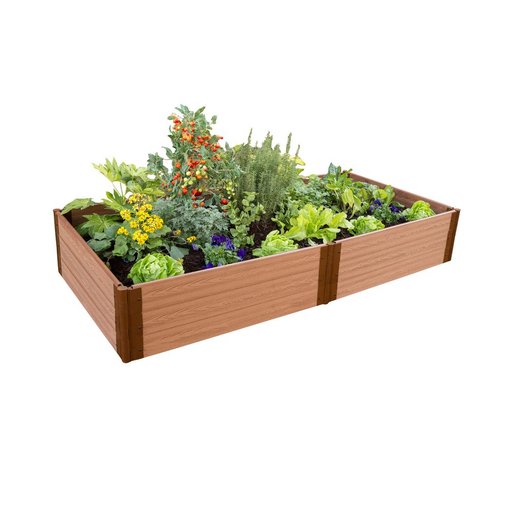 Classic Sienna Raised Garden Bed 4' X 8' X 16.5" 1 Inch Profile. Picture 9