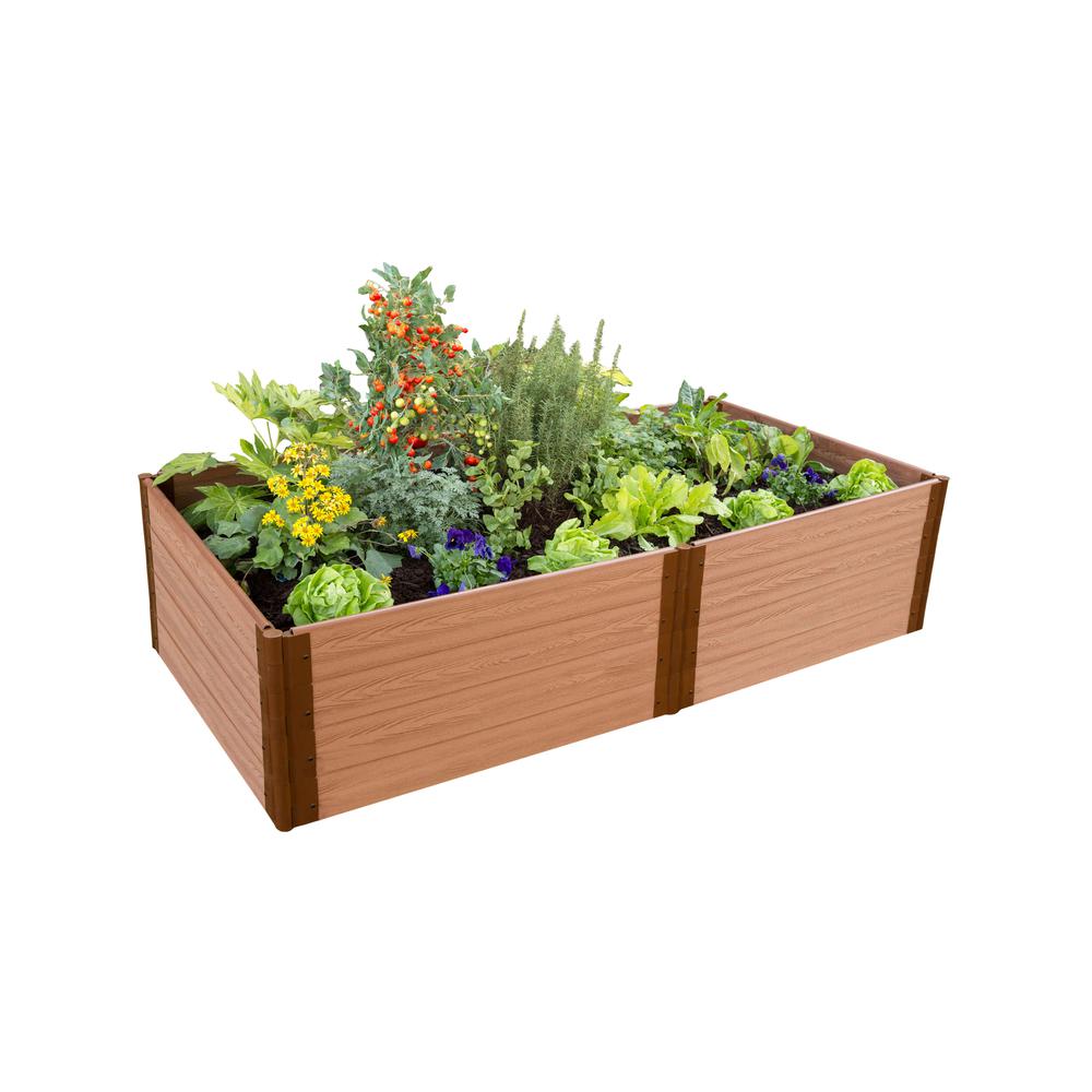 Classic Sienna Raised Garden Bed 4' X 8' X 22" - 1 " Profile. Picture 5