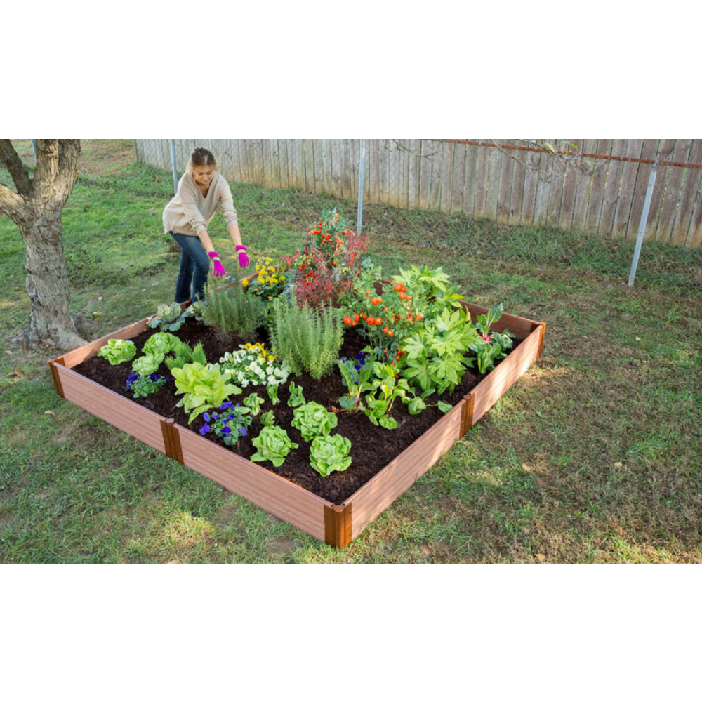 Classic Sienna Raised Garden Bed 8' X 8' X 11” – 1” Profile. Picture 4