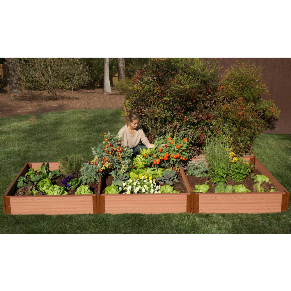 Classic Sienna Raised Garden Bed 4' X 12' X 11” – 2” Profile. Picture 3