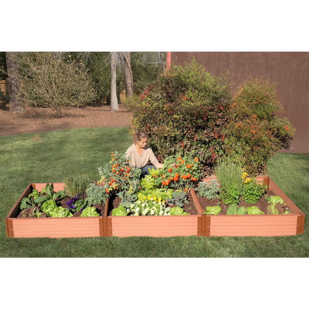 Classic Sienna Raised Garden Bed 4' X 12' X 11” – 2” Profile. Picture 2