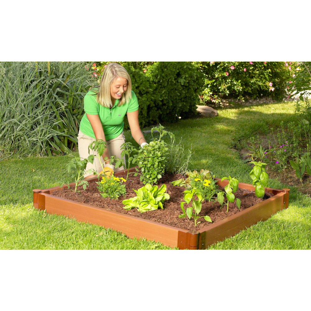 Classic Sienna Raised Garden Bed 4' X 4' X 5.5” – 2” Profile. Picture 6