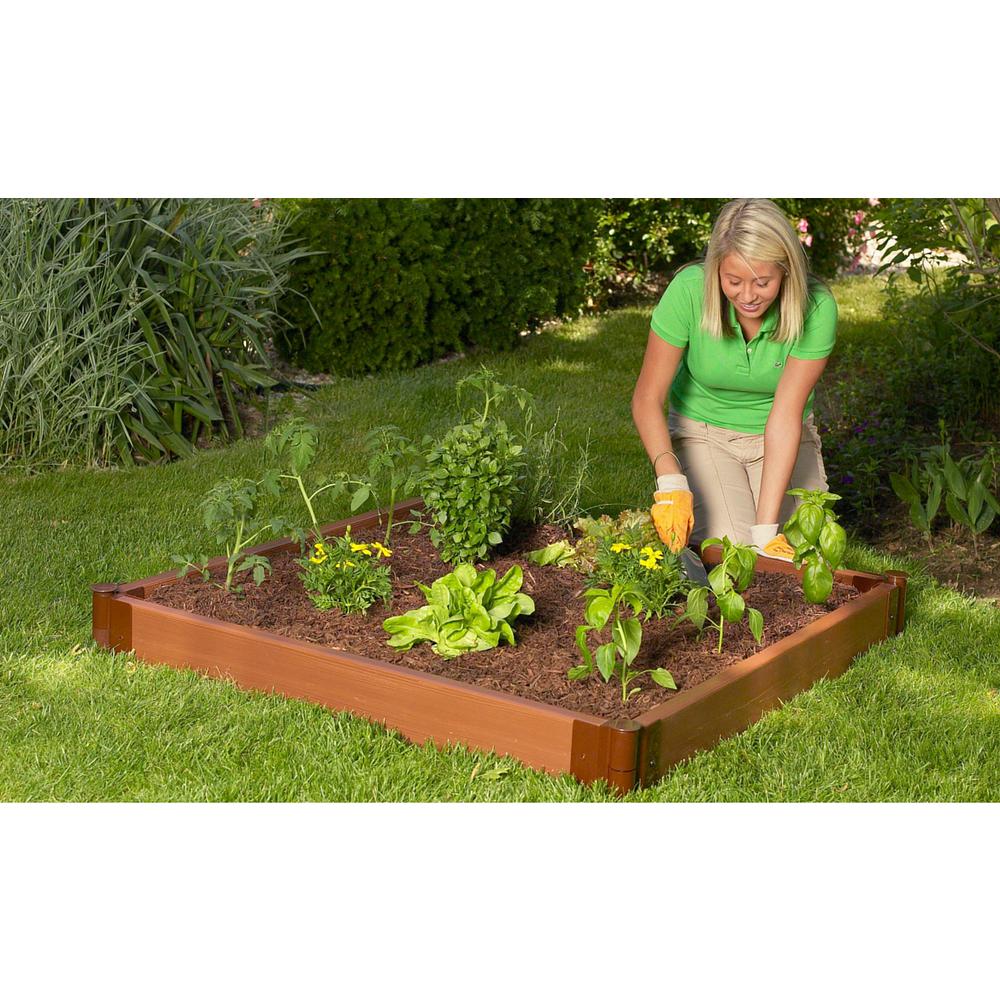 Classic Sienna Raised Garden Bed 4' X 4' X 5.5” – 2” Profile. Picture 4