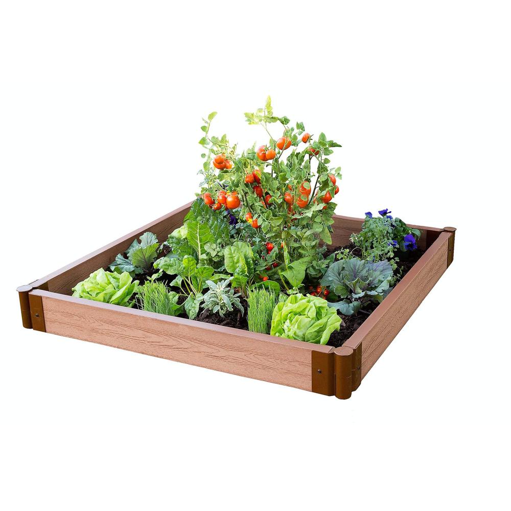 Classic Sienna Raised Garden Bed 4' X 4' X 5.5” – 2” Profile. Picture 10