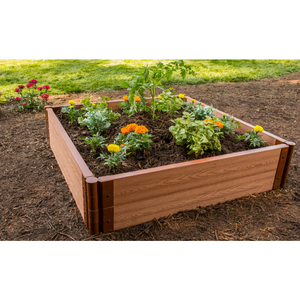 Classic Sienna Raised Garden Bed 4' X 4' X 11” – 2” Profile. Picture 6
