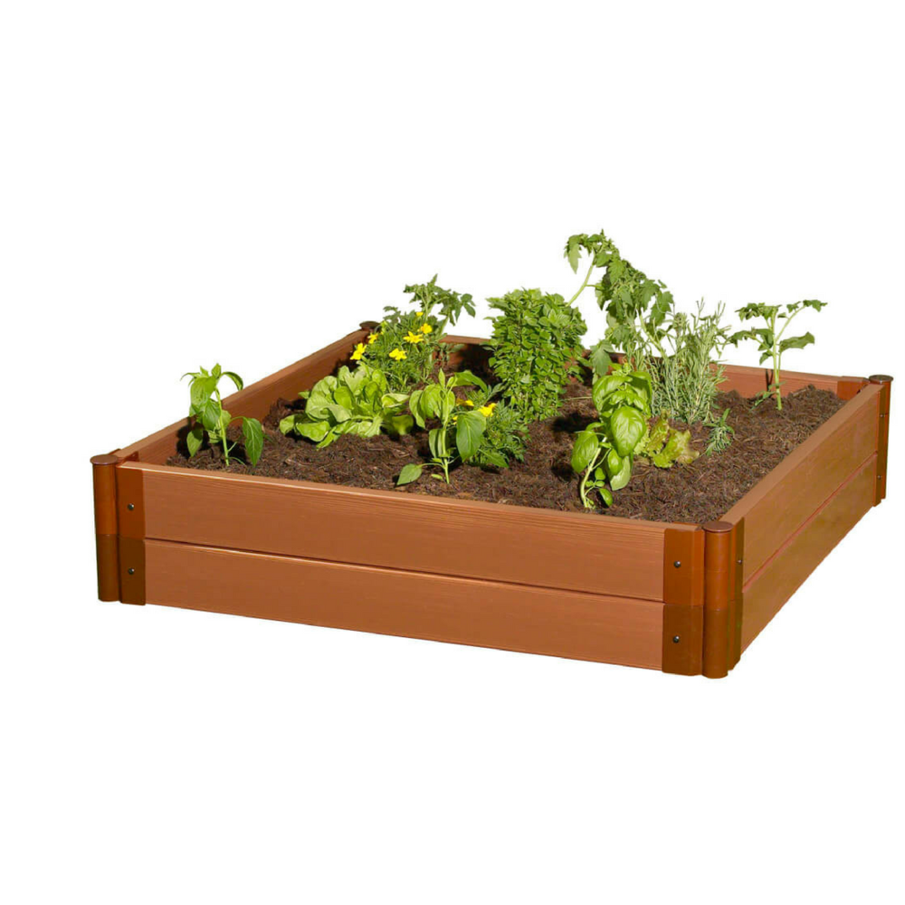 Classic Sienna Raised Garden Bed 4' X 4' X 11” – 2” Profile. Picture 7
