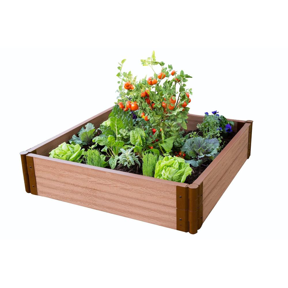 Classic Sienna Raised Garden Bed 4' X 4' X 11” – 2” Profile. Picture 8