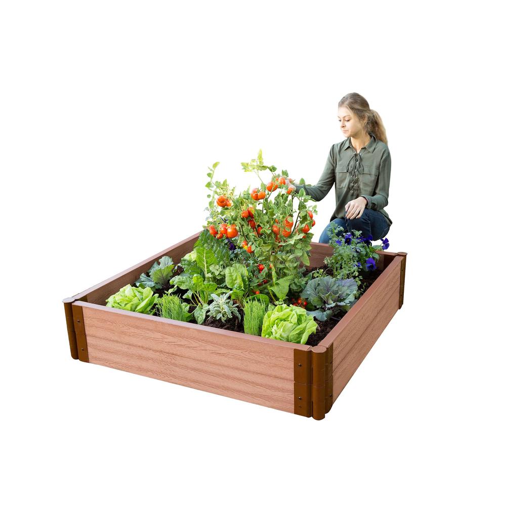 Classic Sienna Raised Garden Bed 4' X 4' X 11” – 2” Profile. Picture 9