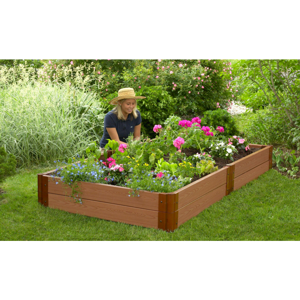 Classic Sienna Raised Garden Bed 4' X 8' X 11” – 2” Profile. Picture 4
