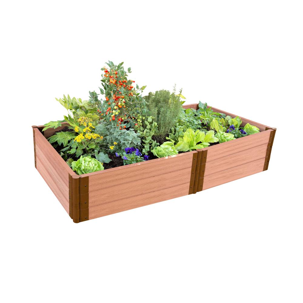 Classic Sienna Raised Garden Bed 4' X 8' X 16.5" - 2" Profile. Picture 3