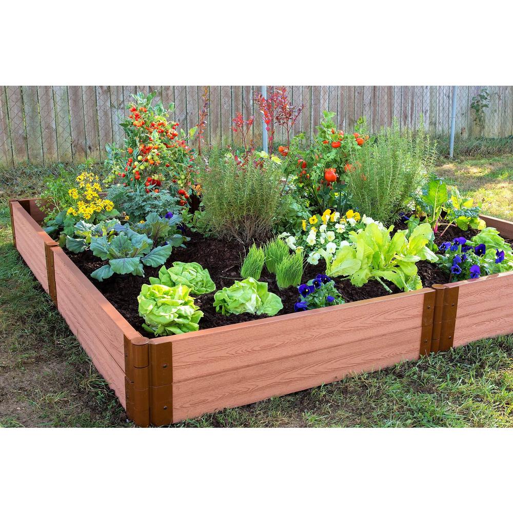 Classic Sienna Raised Garden Bed  8' X 8' X 11" - 2" Profile. Picture 7