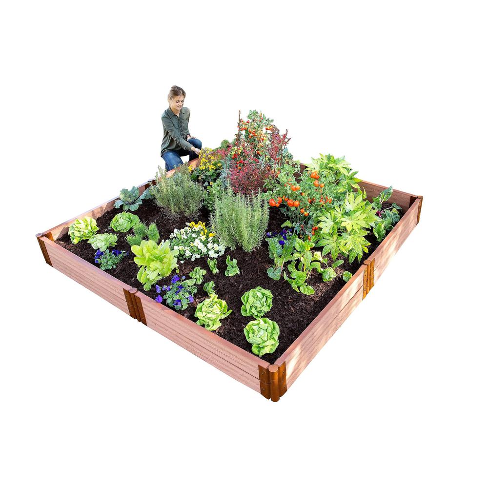 Classic Sienna Raised Garden Bed  8' X 8' X 11" - 2" Profile. Picture 6
