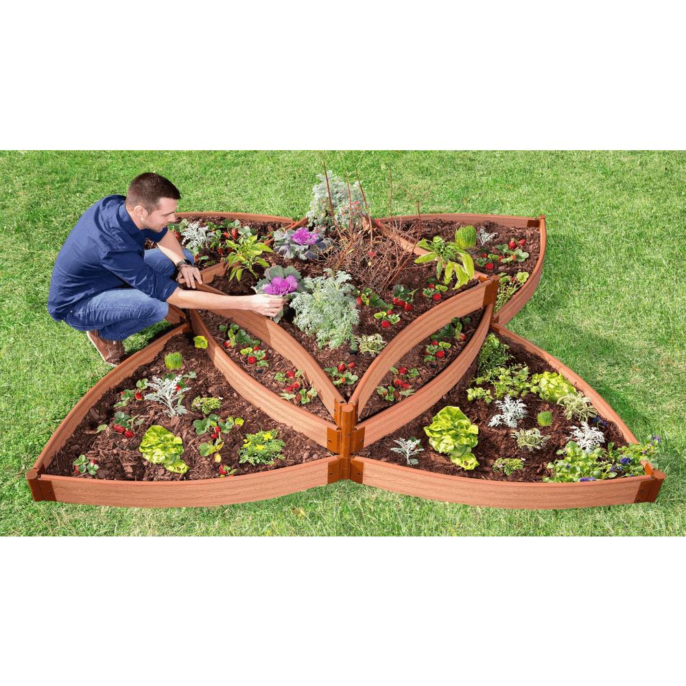 Raised Garden Bed Versailles Sunburst 8’ X 8’ X 16.5” – 1” Profile. Picture 5