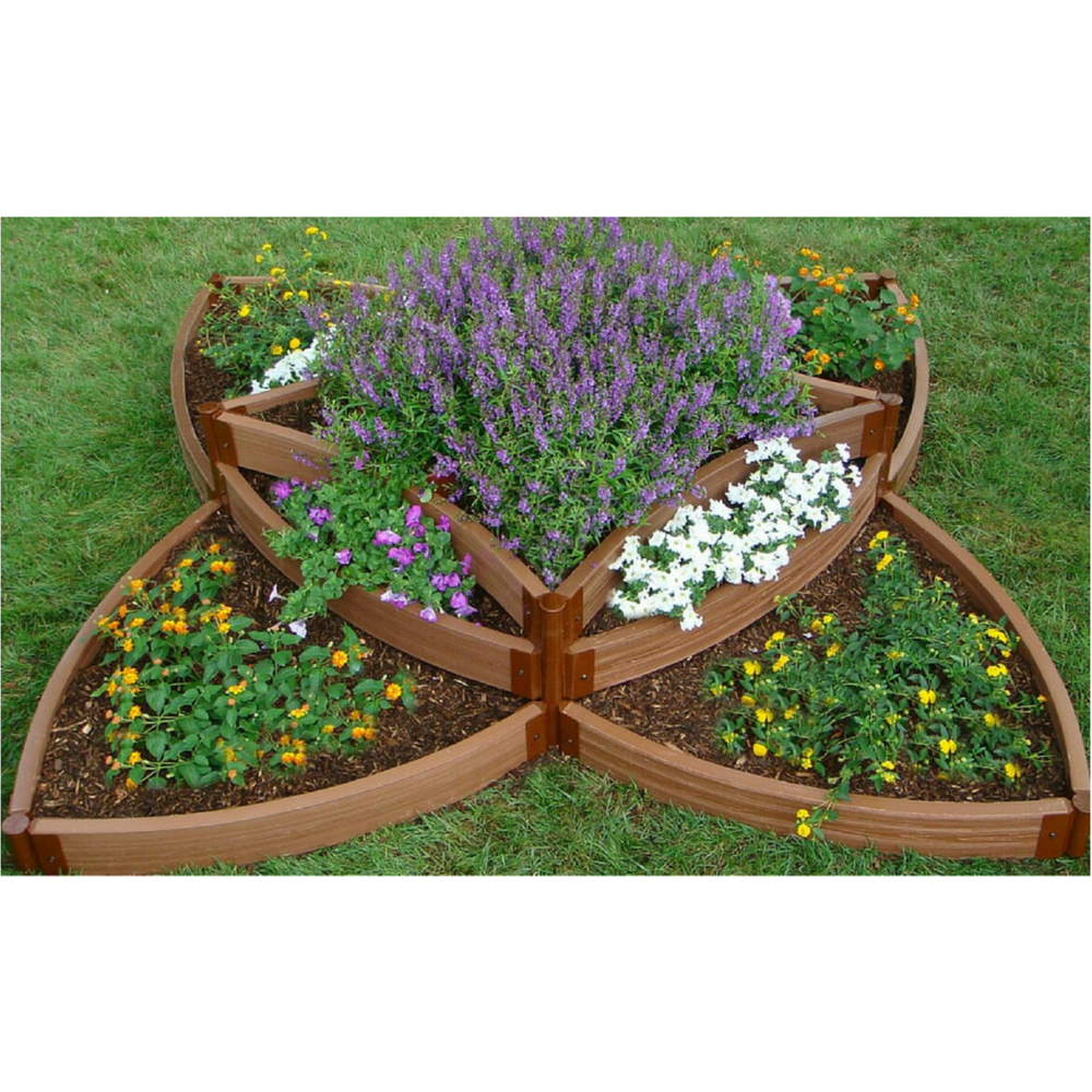 Raised Garden Bed Versailles Sunburst 8’ X 8’ X 16.5” – 2” Profile. Picture 2