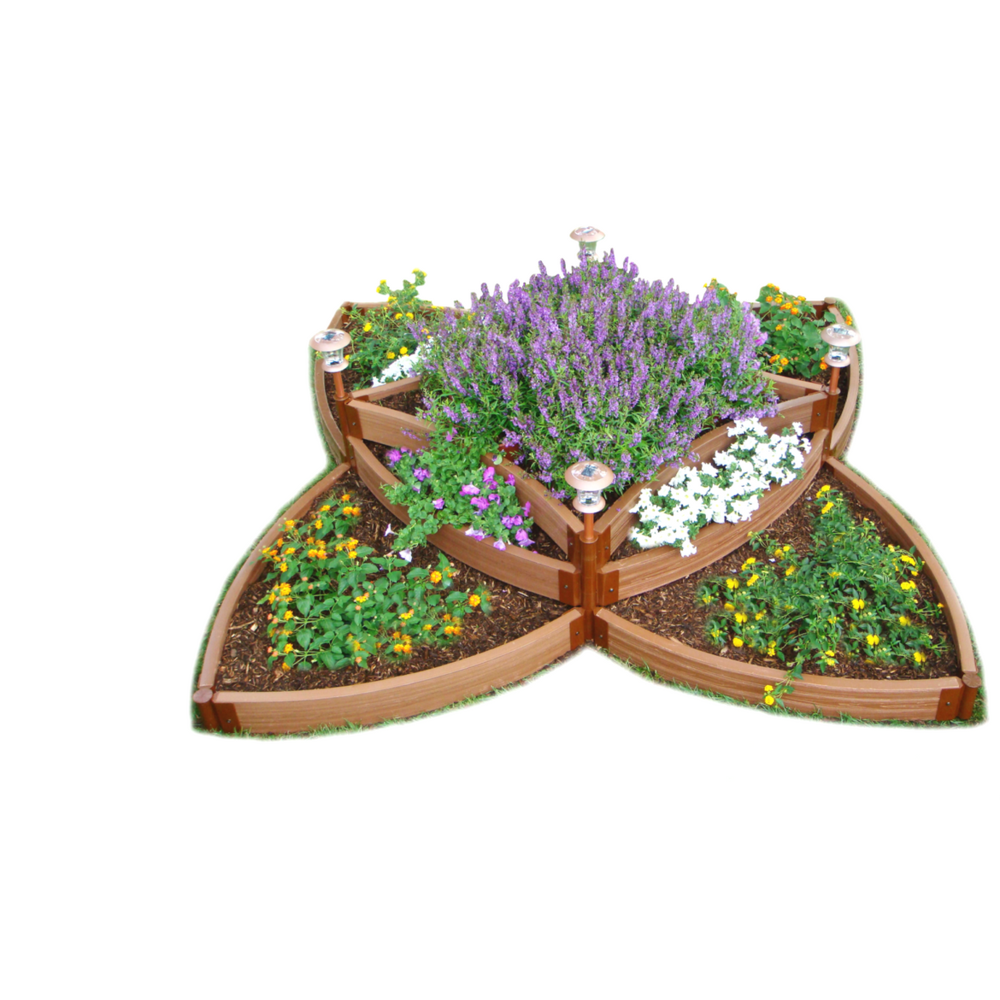 Raised Garden Bed Versailles Sunburst 8’ X 8’ X 16.5” – 2” Profile. Picture 5
