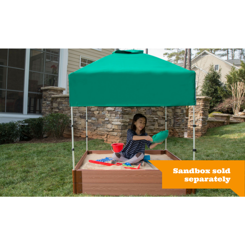 48In. X 48In.X 37In. Telescoping Square Sandbox Canopy/Cover. Picture 3
