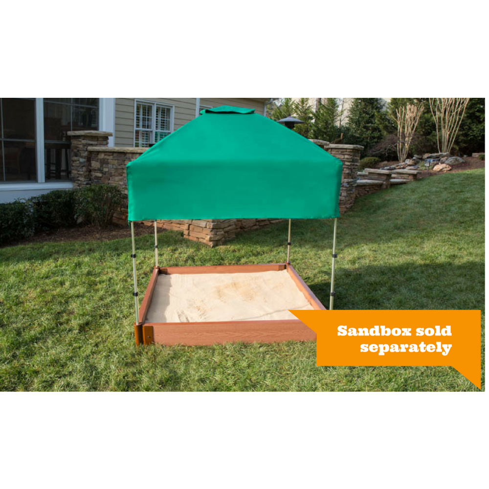 48In. X 48In.X 37In. Telescoping Square Sandbox Canopy/Cover. Picture 4