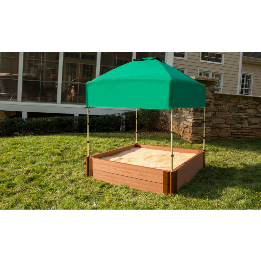 48In. X 48In.X 37In. Telescoping Square Sandbox Canopy/Cover. Picture 6