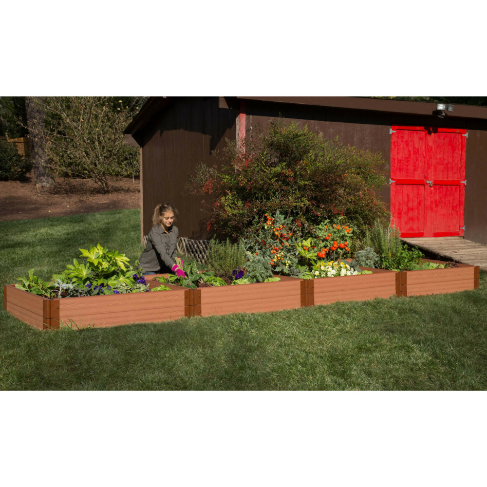 Classic Sienna Raised Garden Bed 4’ X 16’ X 11” – 1” Profile. Picture 3