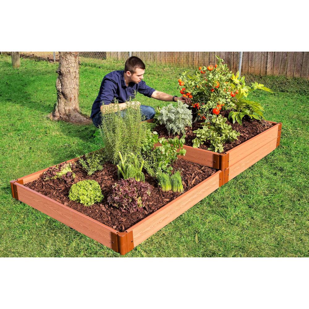 Classic Sienna Raised Garden Bed Terraced 4’ X 8’ X 11” – 1” Profile. Picture 13