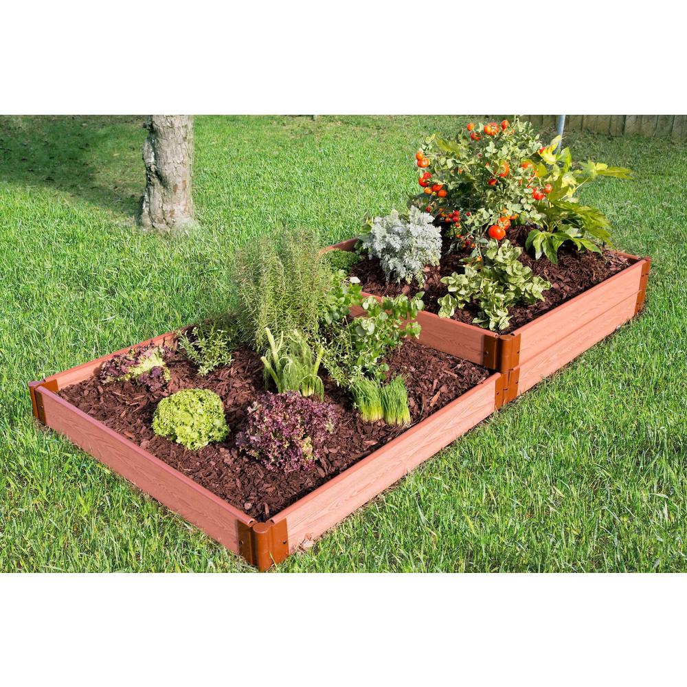 Classic Sienna Raised Garden Bed Terraced 4’ X 8’ X 11” – 1” Profile. Picture 3