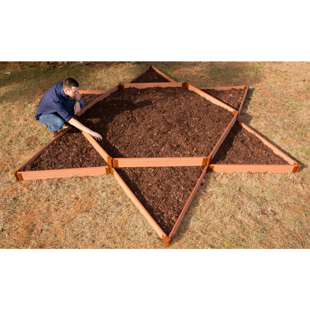 Classic Sienna Raised Garden Bed Garden Star 12’ X 12’ X 11” – 1” Profile. Picture 8