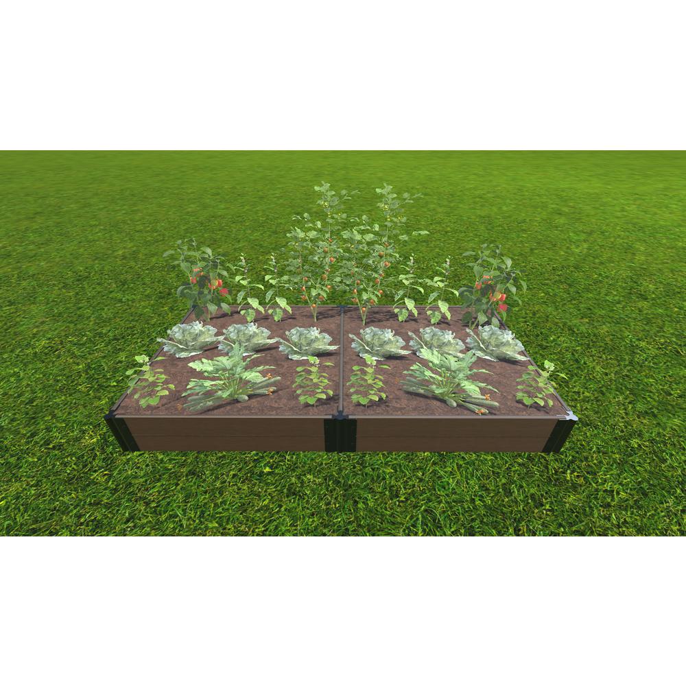 Uptown Brown Raised Garden Bed 4' X 8' X 11” – 1” Profile. Picture 2
