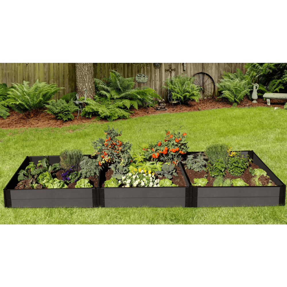 Weathered Wood Raised Garden Bed 4’ X 12’ X 11” – 1” Profile. Picture 5