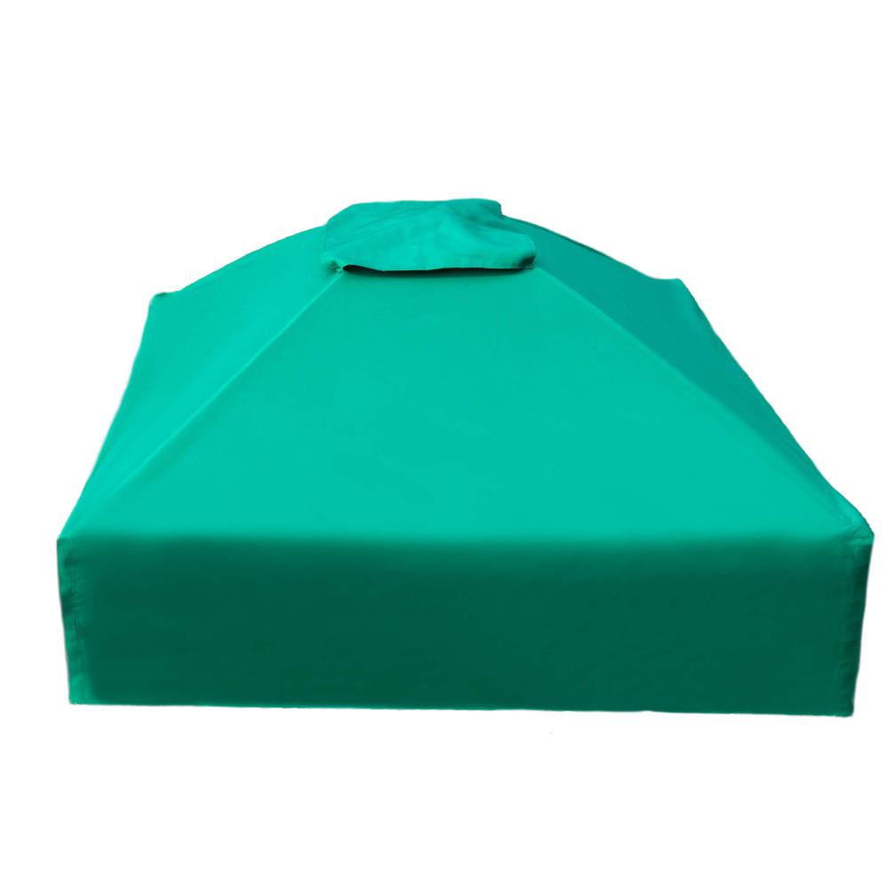 4Ft. X 4Ft. X 13.5In. Square Collapsible Sandbox Cover. Picture 1