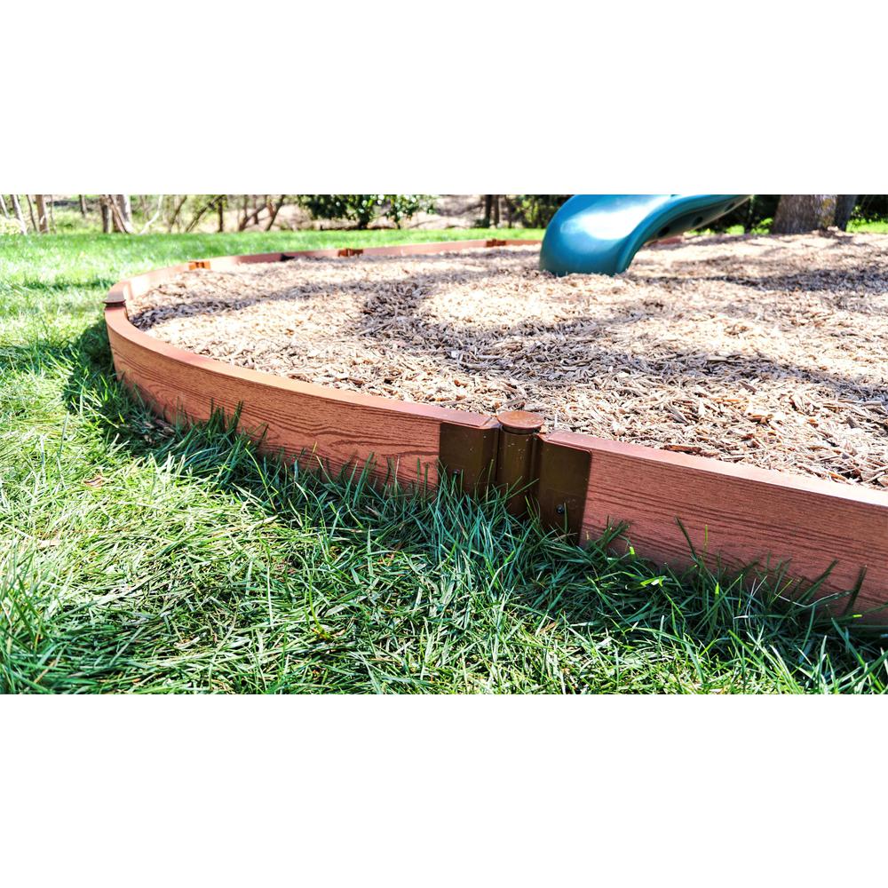 Classic Sienna Curved Playground Border 16’ – 2” Profile. Picture 4
