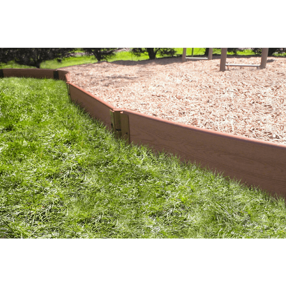 Classic Sienna Straight Playground Border Kit 32' - 1" Profile. Picture 3