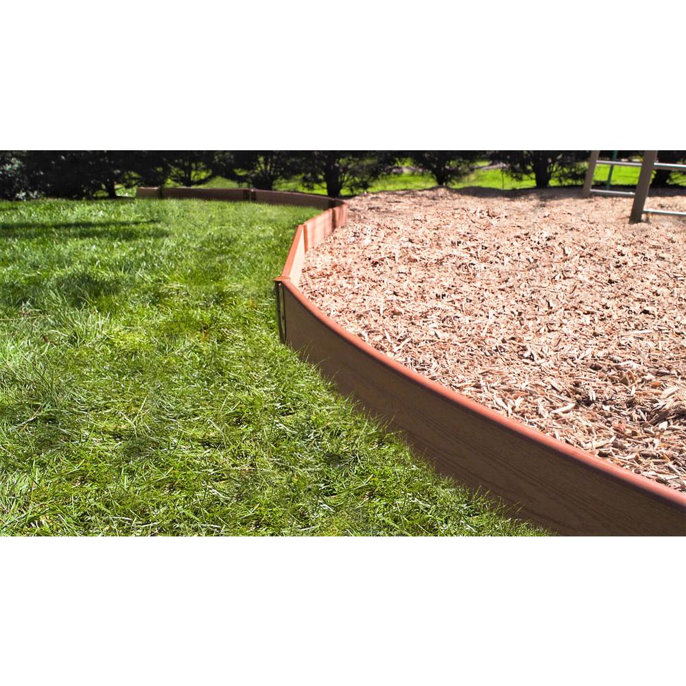 Classic Sienna Curved Playground Border Kit 32' - 1" Profile. Picture 3
