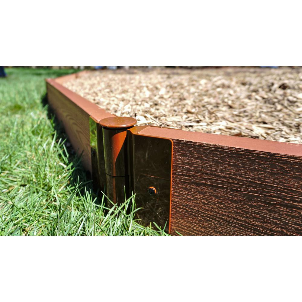 Classic Sienna Straight Playground Border Kit 64' - 2" Profile. Picture 3