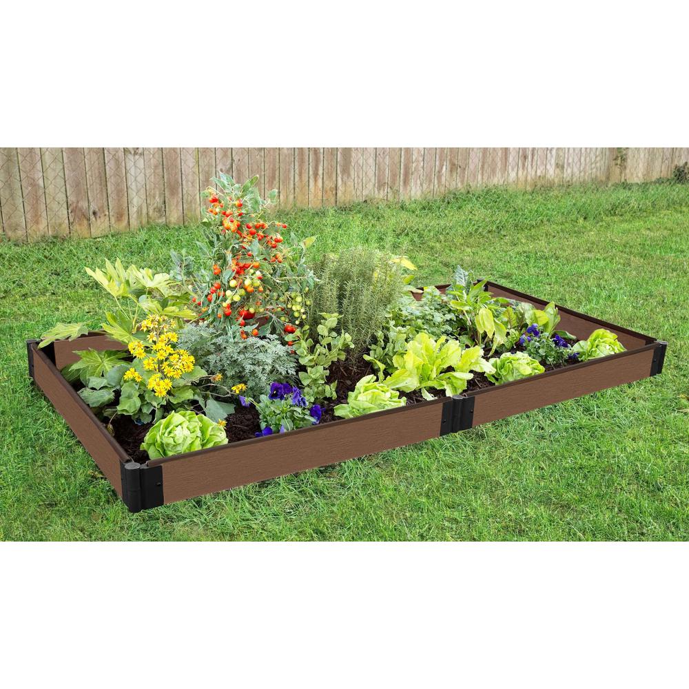Uptown Brown Raised Garden Bed 4' X 8' X 5.5” – 1” Profile. Picture 3