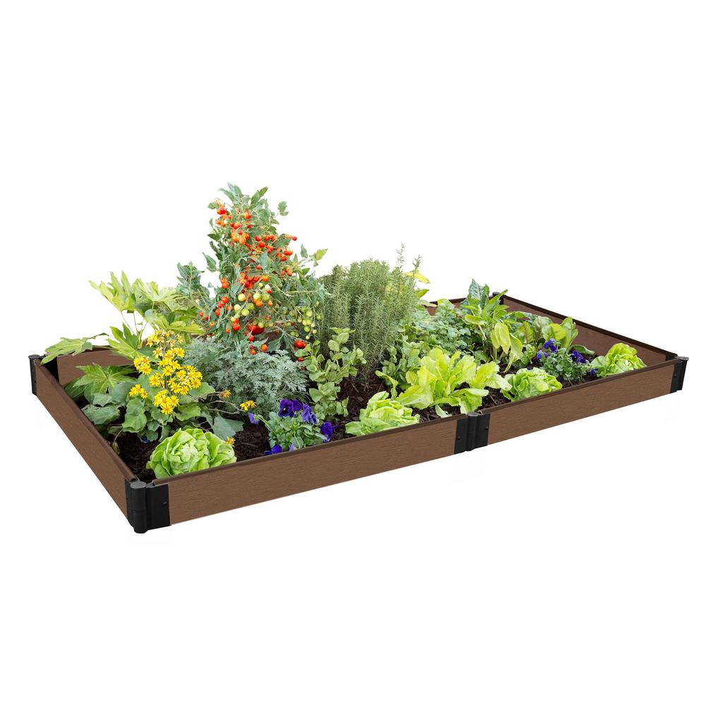 Uptown Brown Raised Garden Bed 4' X 8' X 5.5” – 1” Profile. Picture 5