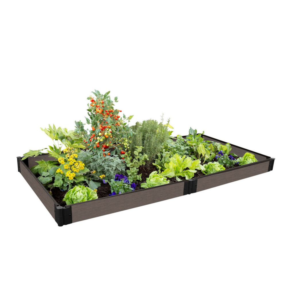 Weathered Wood Raised Garden Bed 4' X 8' X 5.5” – 1” Profile. Picture 6