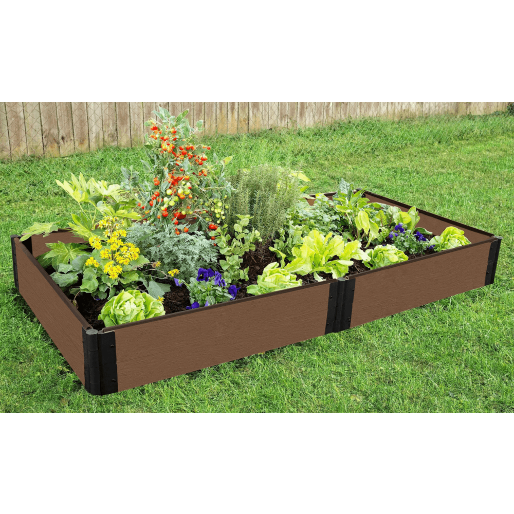 Uptown Brown Raised Garden Bed 4' X 8' X 11” – 1” Profile. Picture 3