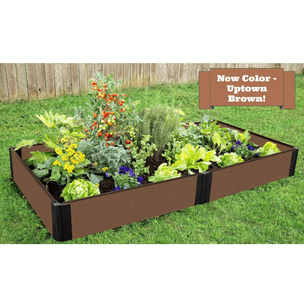Uptown Brown Raised Garden Bed 4' X 8' X 11” – 1” Profile. Picture 4