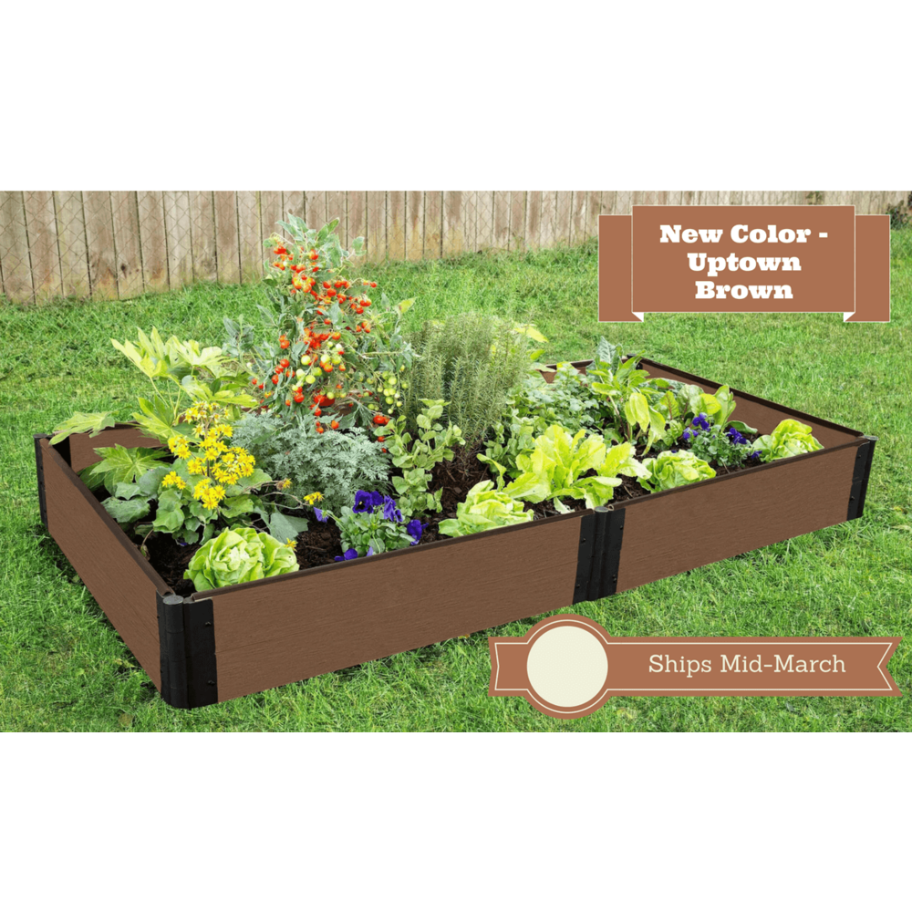 Uptown Brown Raised Garden Bed 4' X 8' X 11” – 1” Profile. Picture 5