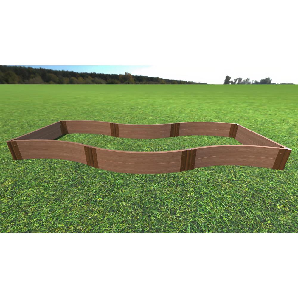 Classic Sienna 'Lazy Curve' - 4' X 12' X 11" Raised Garden Bed - 2" Profile. Picture 4