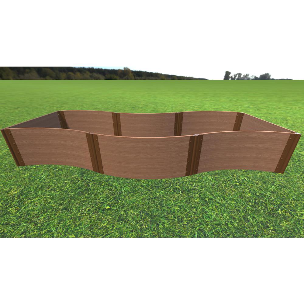 Classic Sienna 'Lazy Curve' - 4' X 12' X 22" Raised Garden Bed - 1" Profile. Picture 2