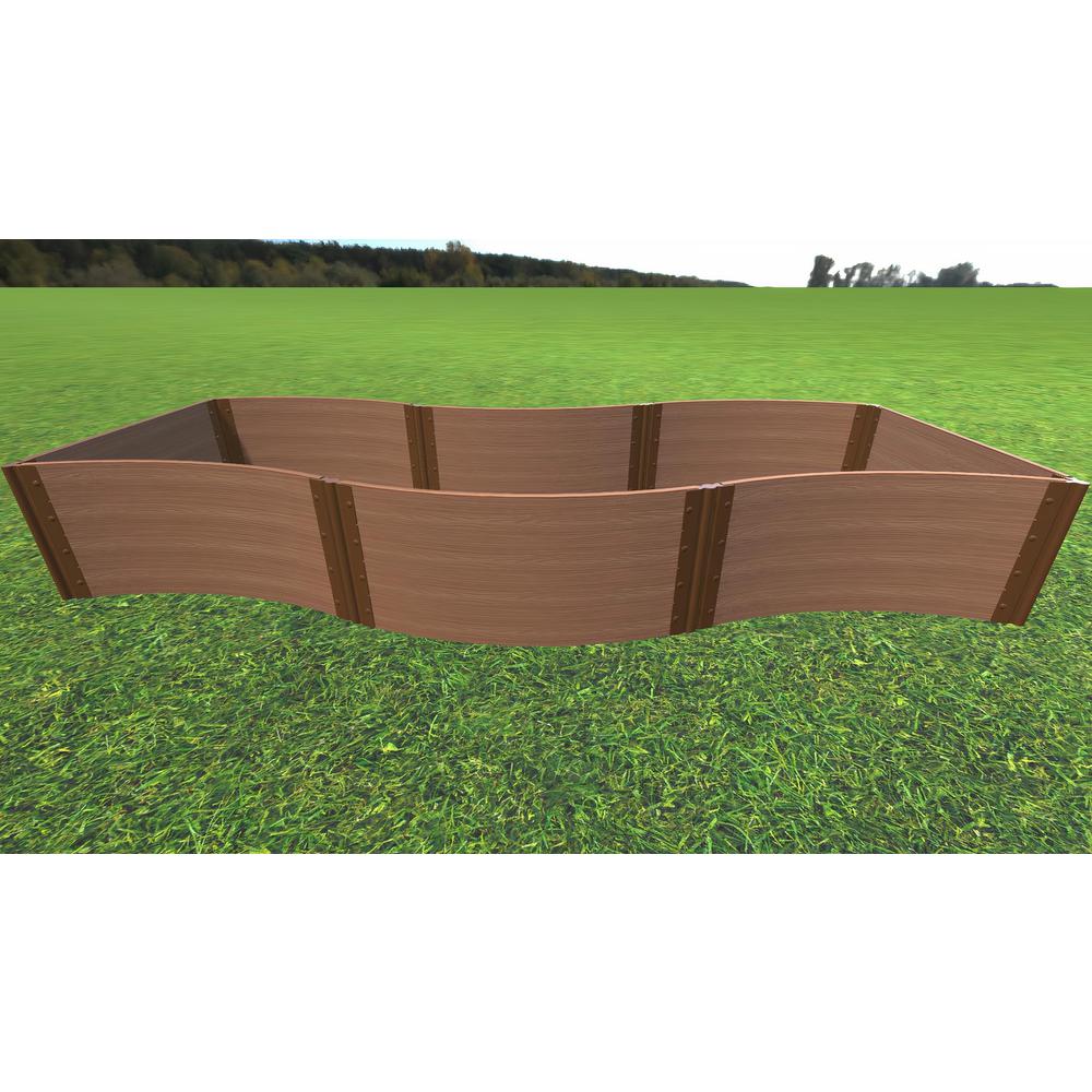 Classic Sienna 'Lazy Curve' - 4' X 12' X 22" Raised Garden Bed - 2" Profile. Picture 3