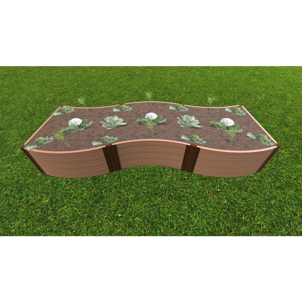 Classic Sienna 'Lazy Curve' - 4' X 12' X 22" Raised Garden Bed - 2" Profile. Picture 4