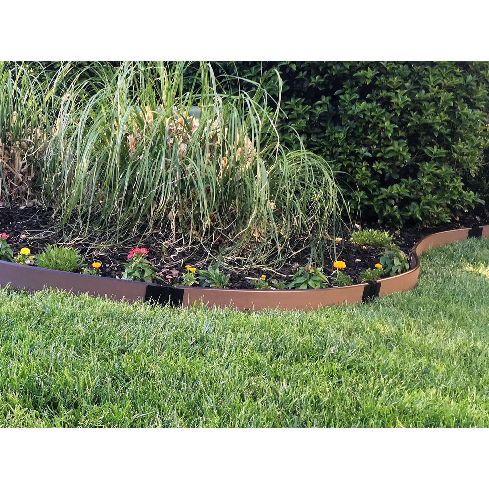Classic Sienna Curved Landscape Edging Kit 64' - 2" Profile. Picture 13