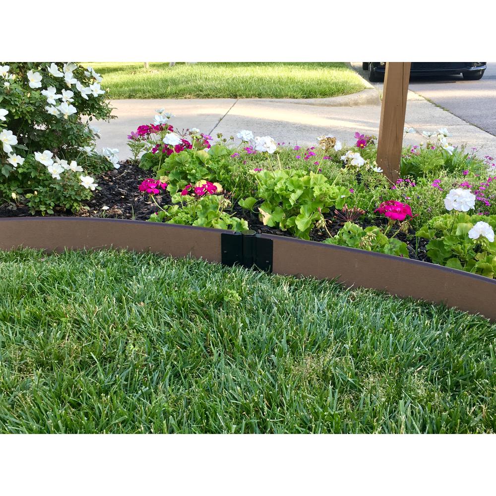 Classic Sienna Curved Landscape Edging Kit 64' - 2" Profile. Picture 15