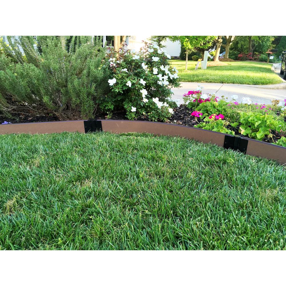 Classic Sienna Curved Landscape Edging Kit 64' - 2" Profile. Picture 16