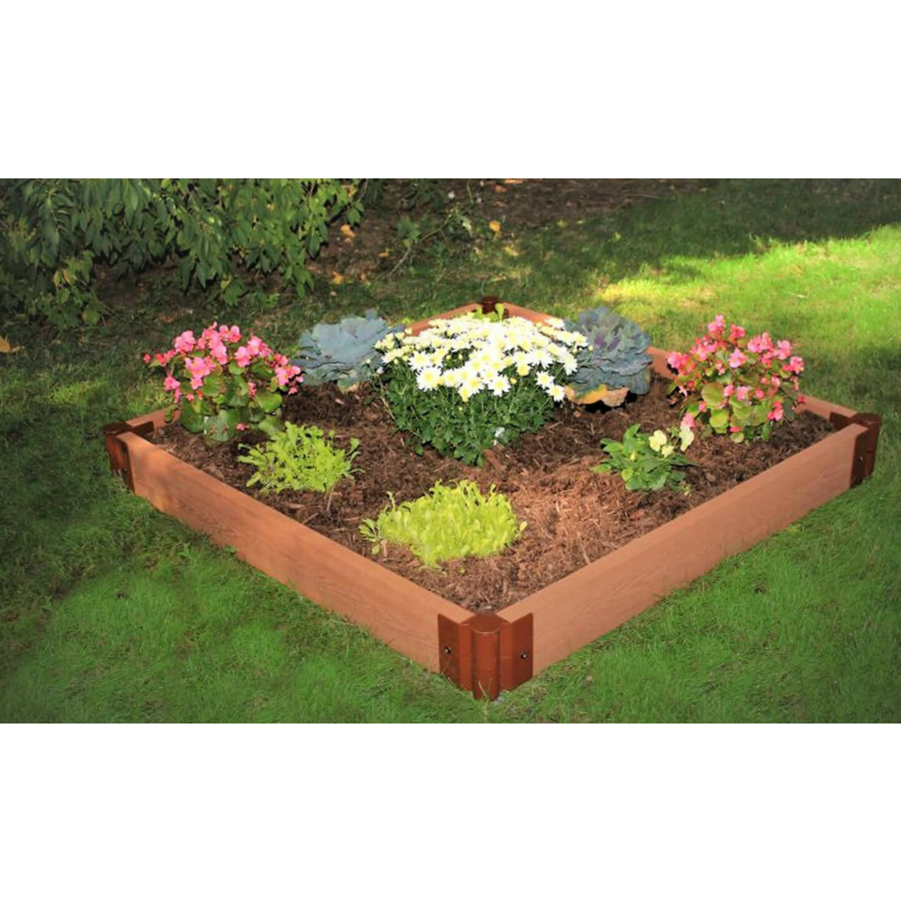 Classic Sienna Raised Garden Bed 4' X 4' X 5.5” – 2” Profile. Picture 11