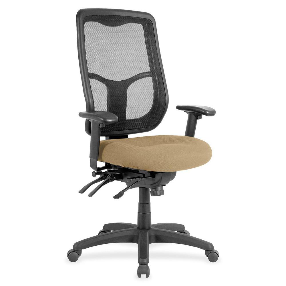 Eurotech Apollo High Back Multi-funtion Task Chair - Beige Fabric Seat - 5-star Base - 1 Each. The main picture.